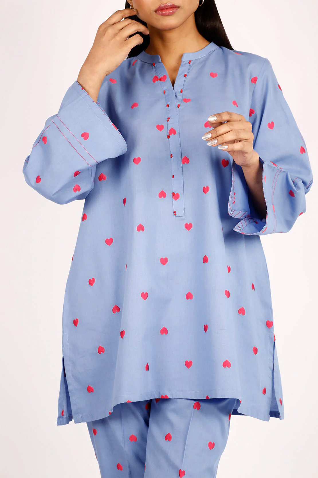 Jacquard Cotton Stitched Shirt - Image 2