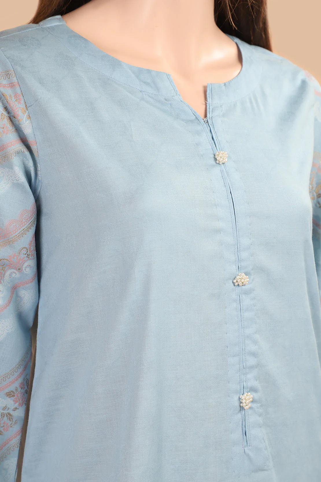 Jacquard Cotton Stitched Shirt - Image 3
