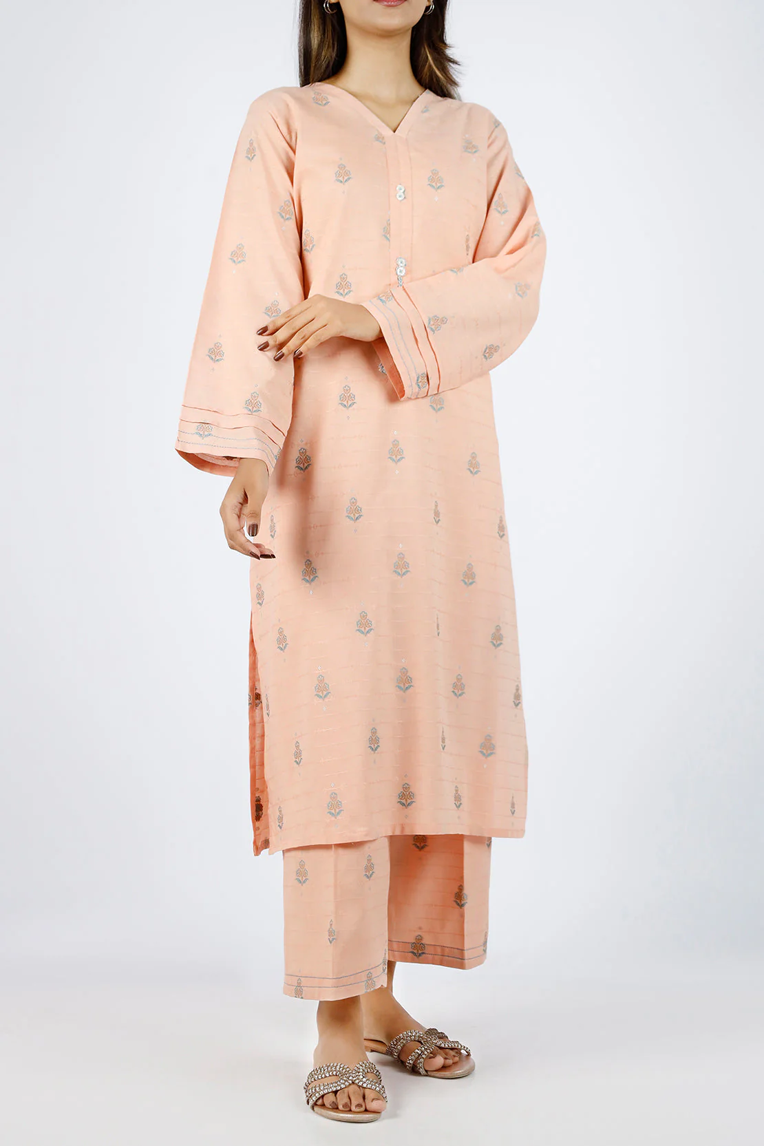 Jacquard Cotton Stitched Shirt - Image 2
