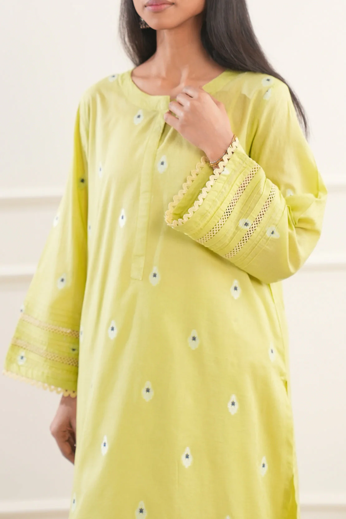Jacquard Cotton Stitched Shirt - Image 5