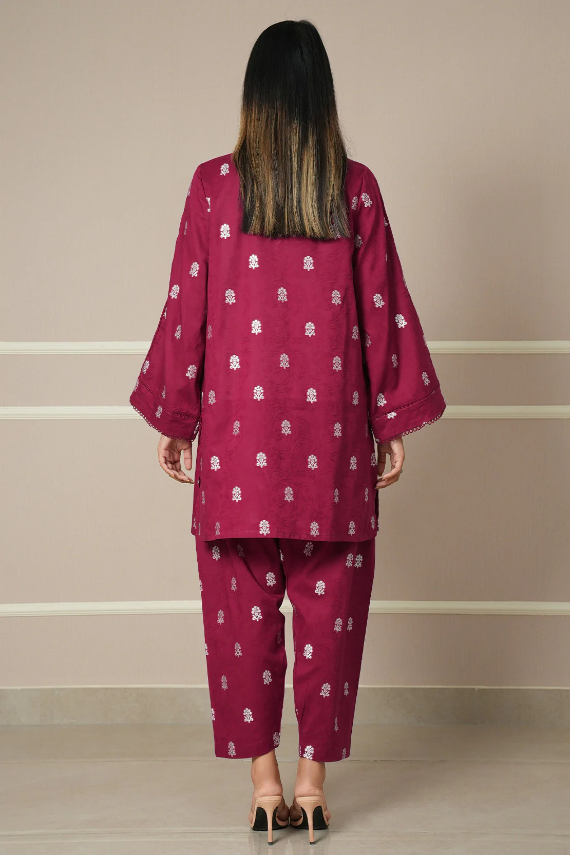 Jacquard Cotton Stitched Shirt - Image 8