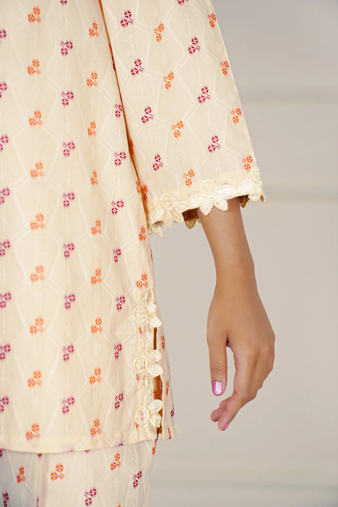 Jacquard Cotton Stitched Shirt - Image 6