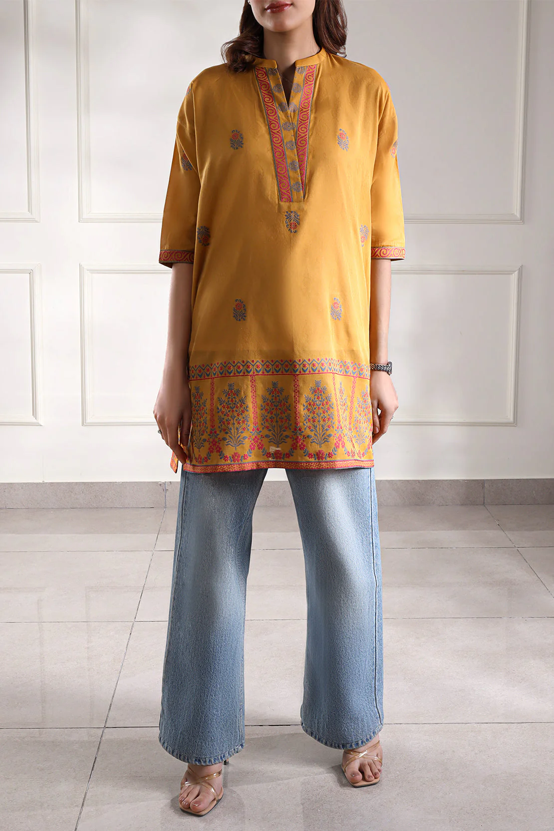 Jacquard Cotton Stitched Shirt - Image 2