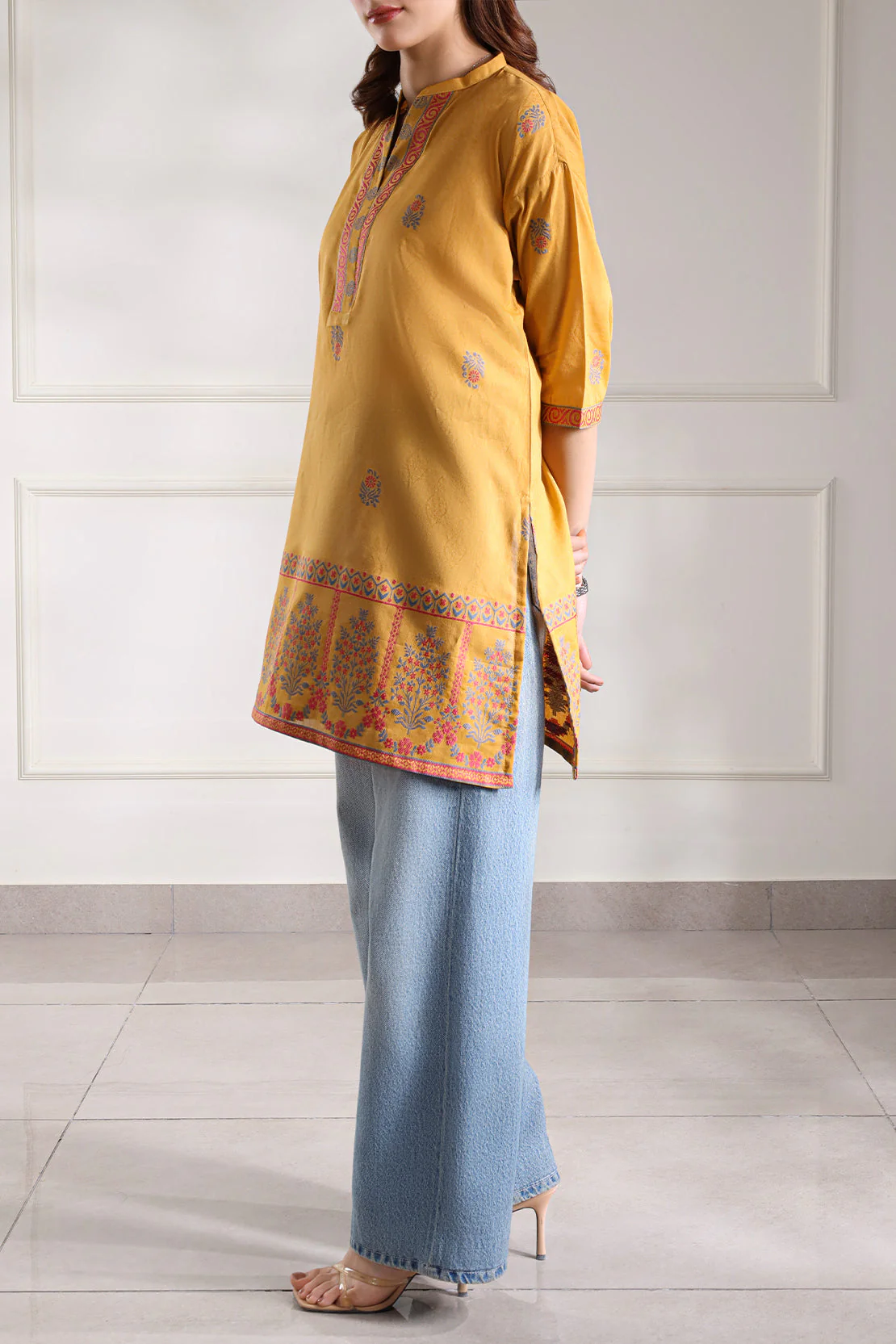Jacquard Cotton Stitched Shirt - Image 3