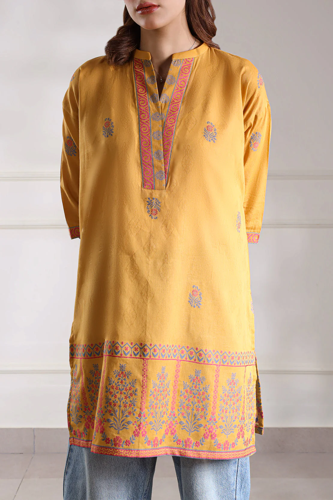 Jacquard Cotton Stitched Shirt - Image 5