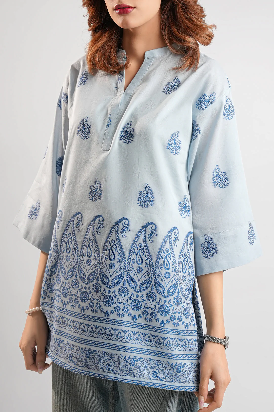 Jacquard Cotton Stitched Shirt - Image 2