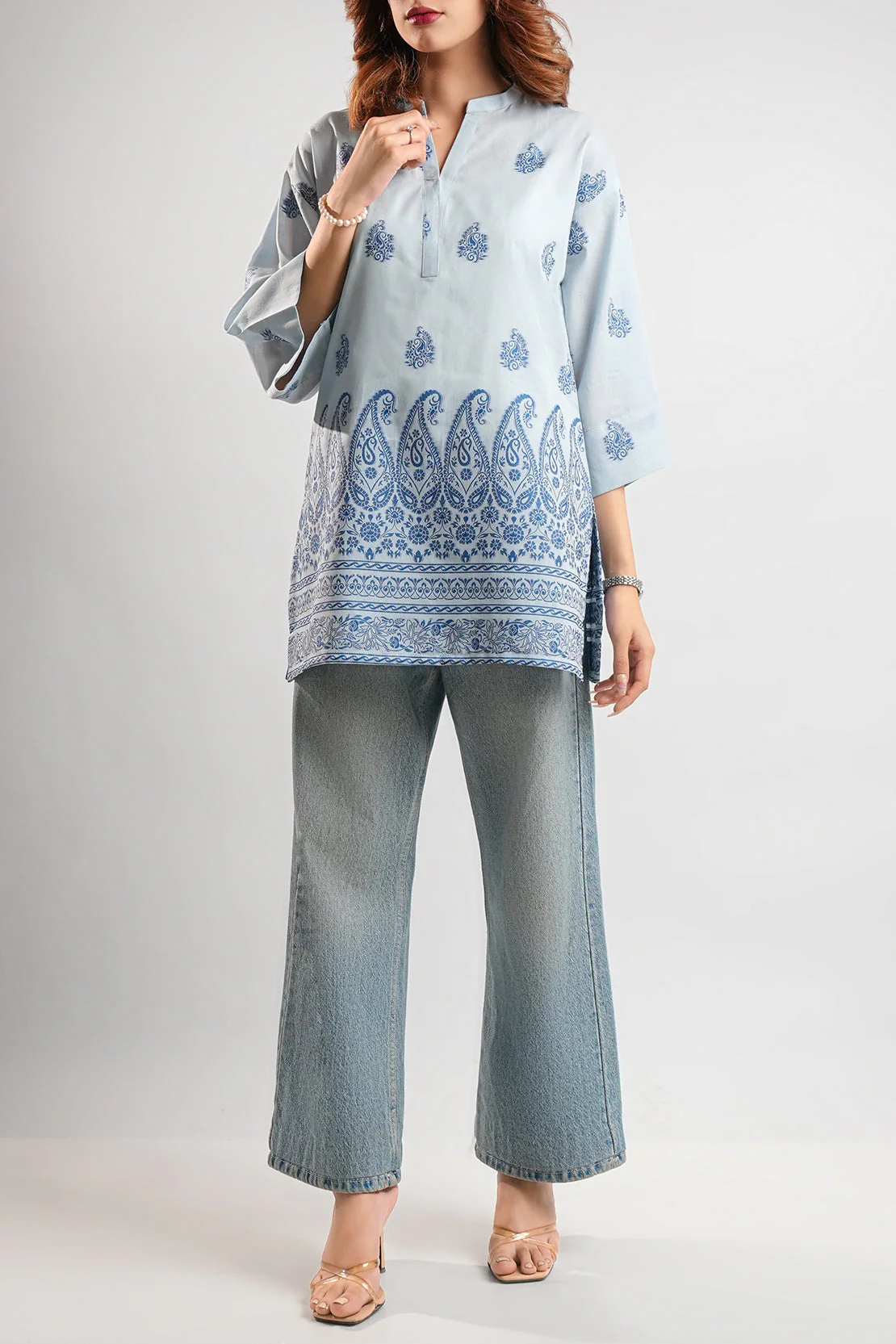 Jacquard Cotton Stitched Shirt - Image 3
