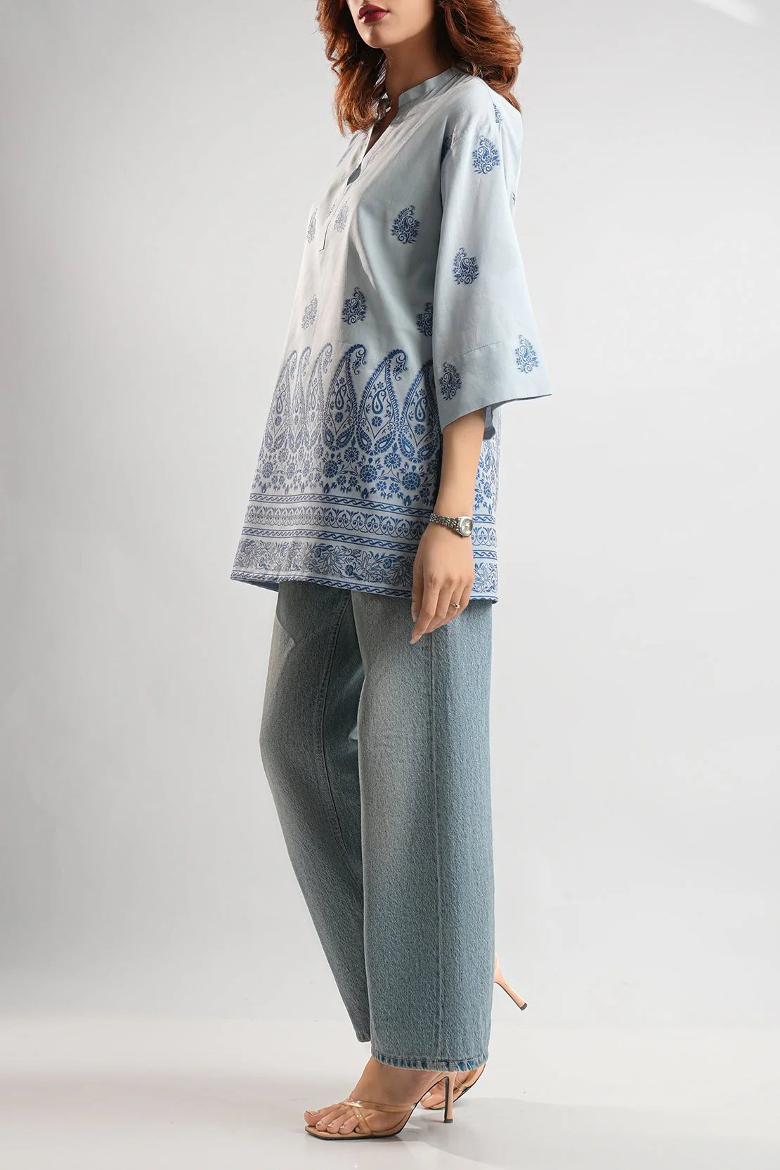 Jacquard Cotton Stitched Shirt - Image 5