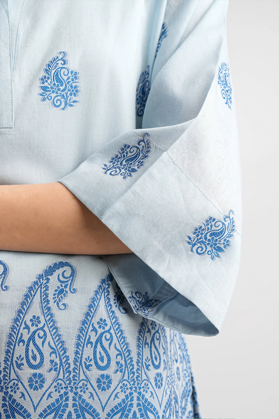 Jacquard Cotton Stitched Shirt - Image 6