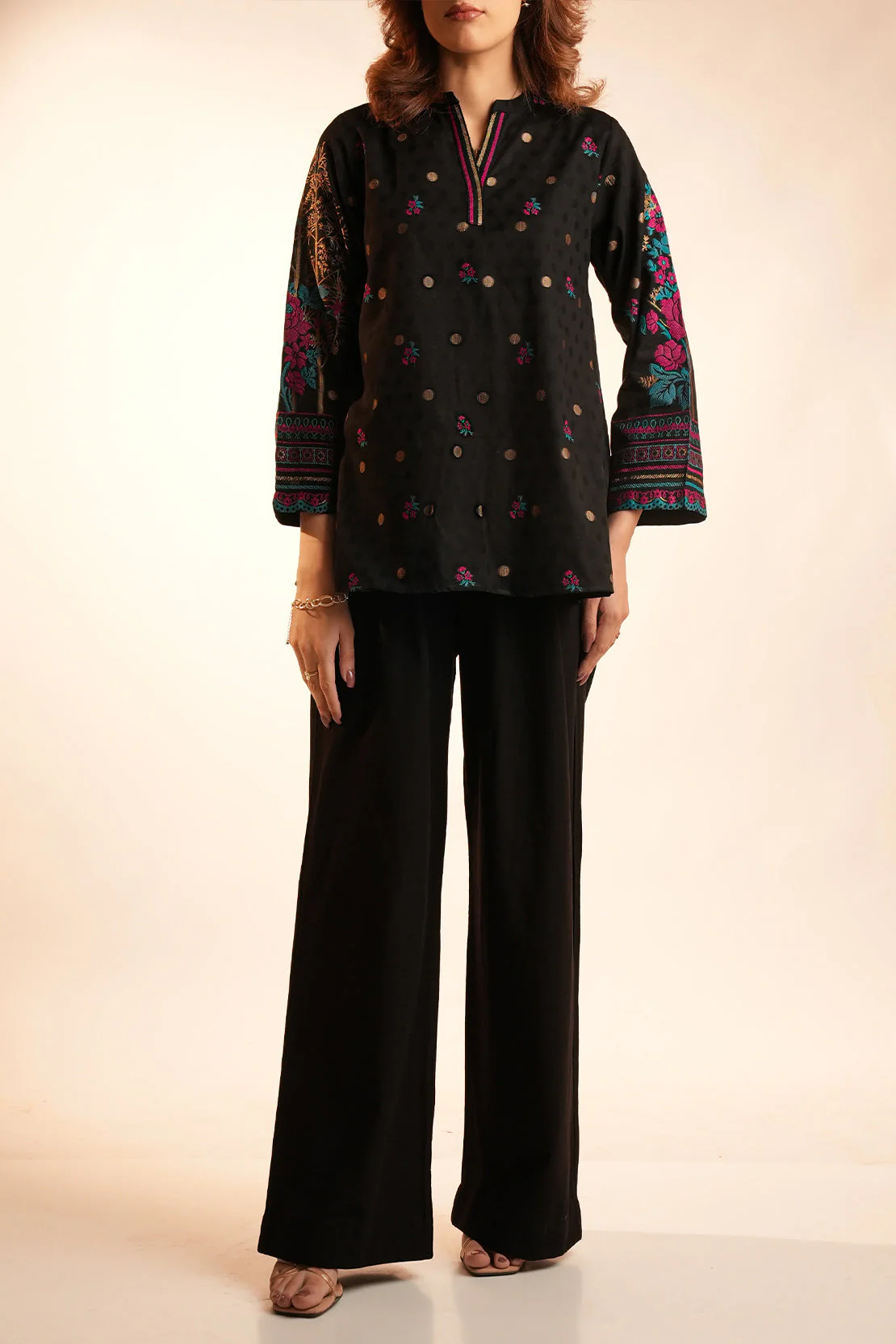 Jacquard Cotton Stitched Shirt - Image 2