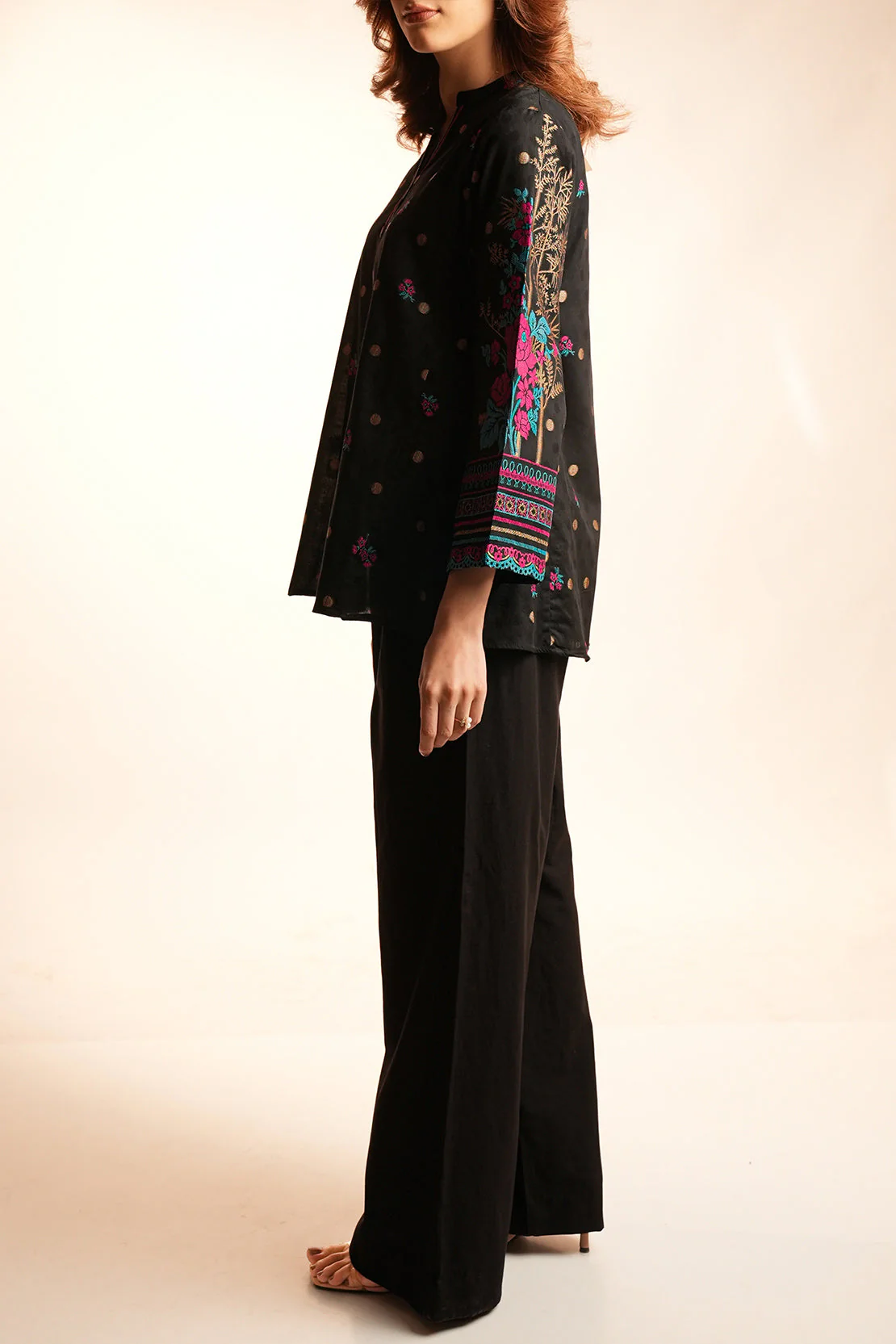 Jacquard Cotton Stitched Shirt - Image 3