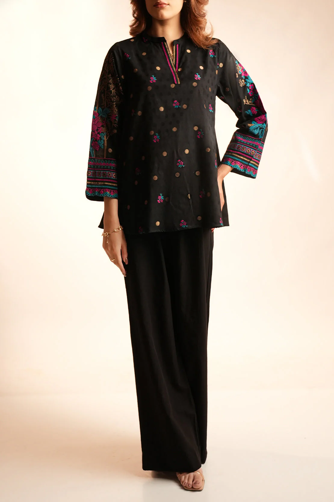 Jacquard Cotton Stitched Shirt - Image 4