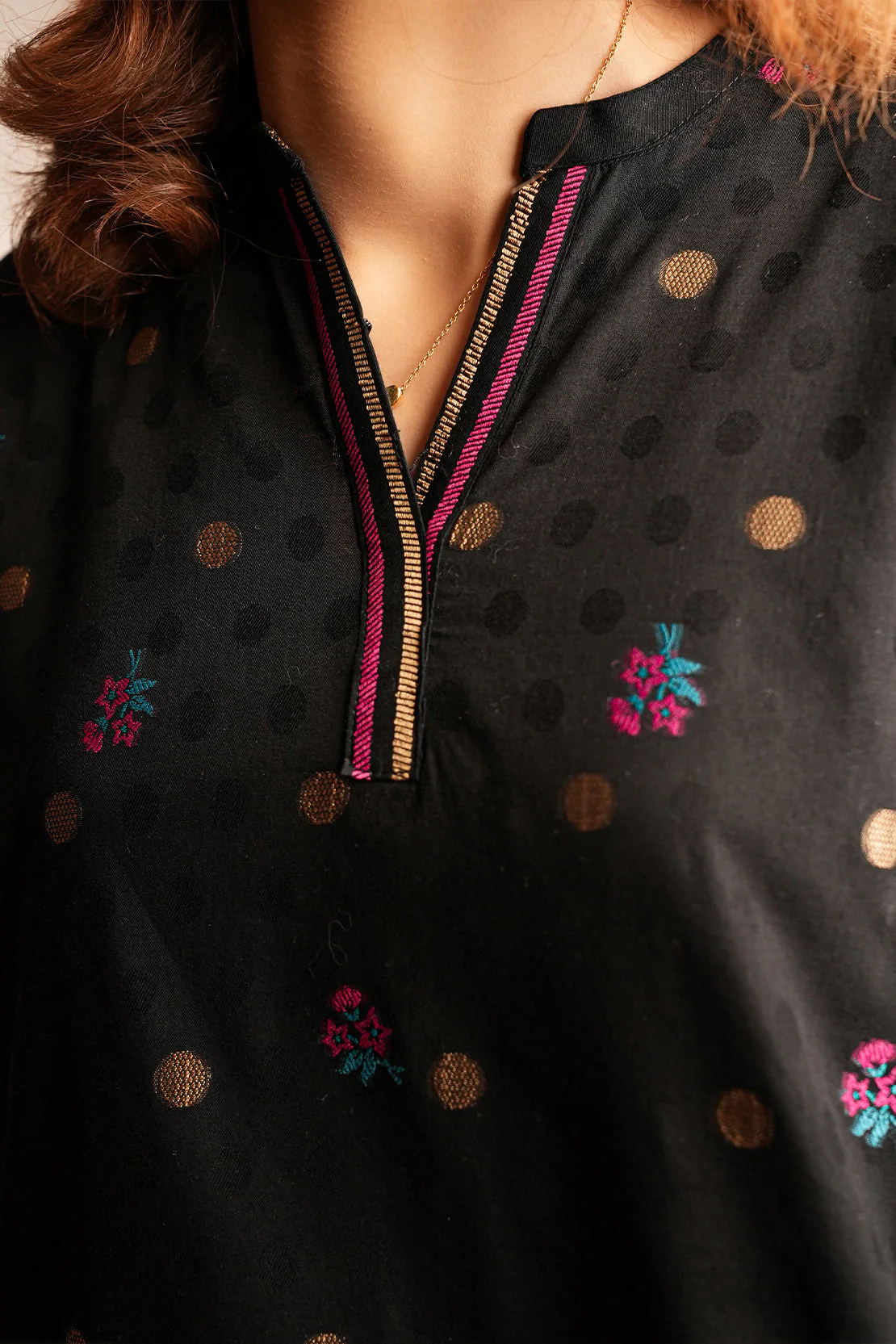 Jacquard Cotton Stitched Shirt - Image 6