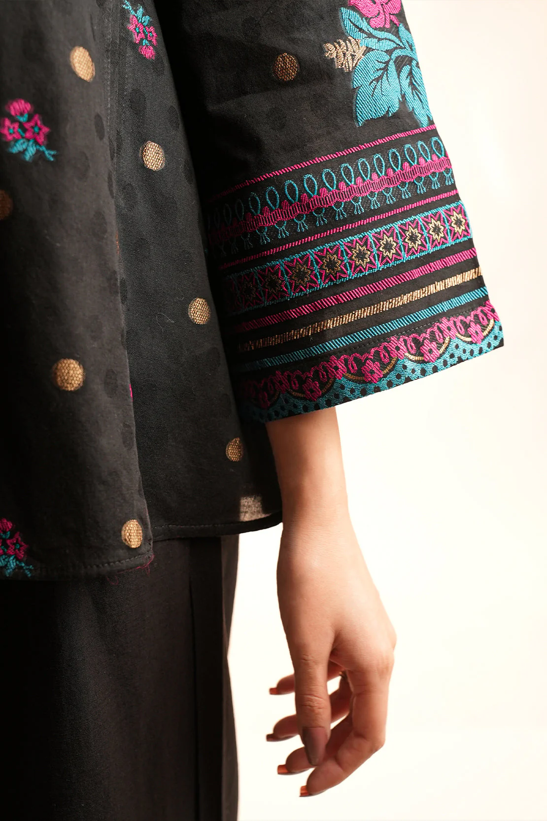 Jacquard Cotton Stitched Shirt - Image 7