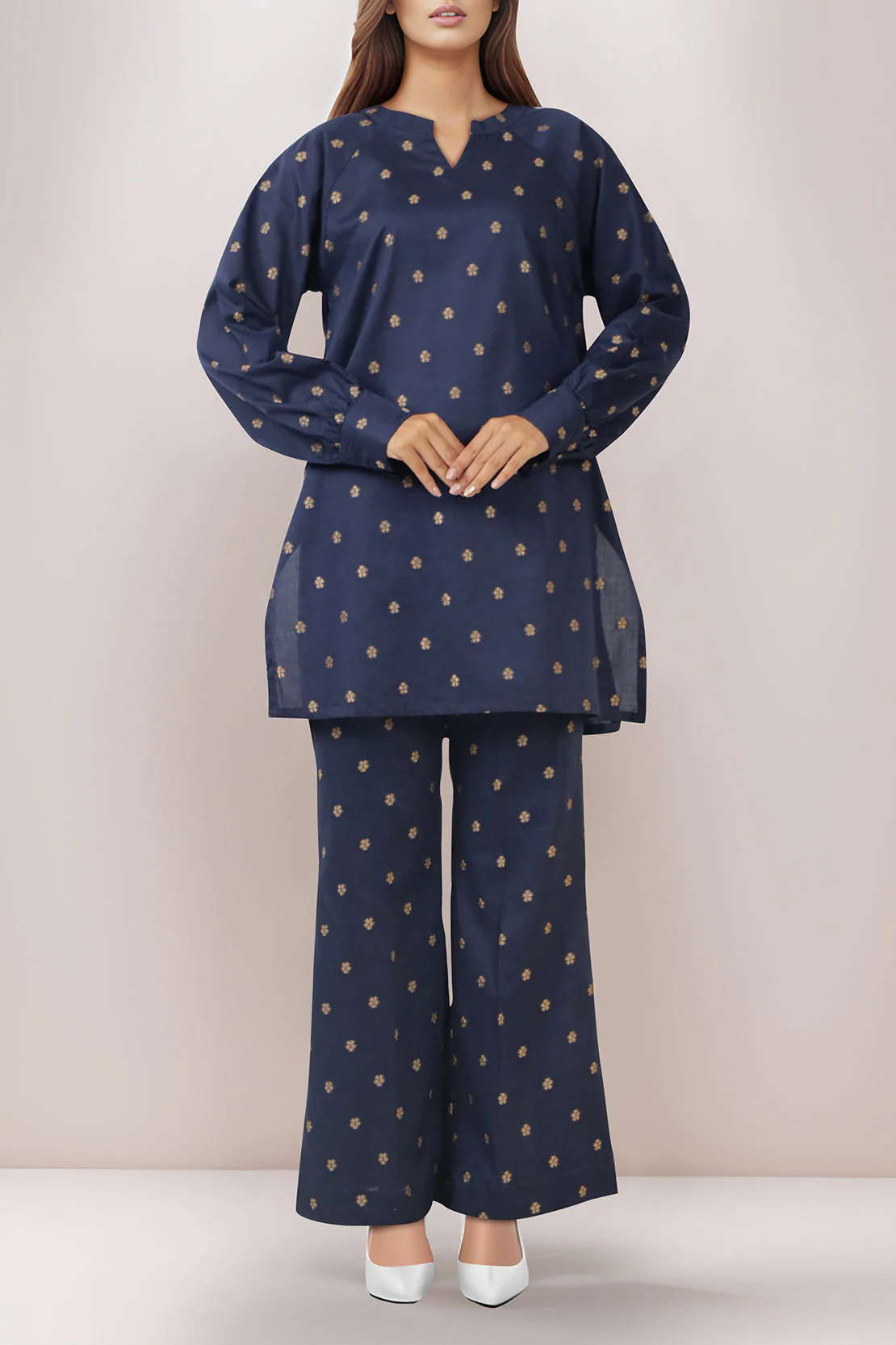 Jacquard Cotton Stitched Shirt - Image 2