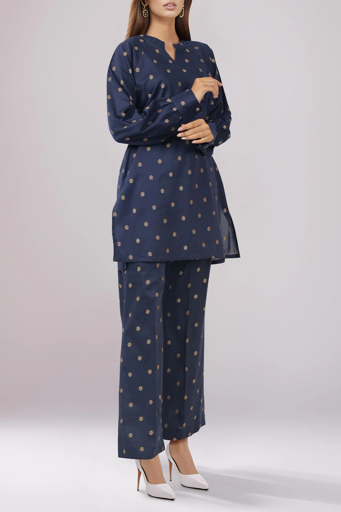 Jacquard Cotton Stitched Shirt - Image 4