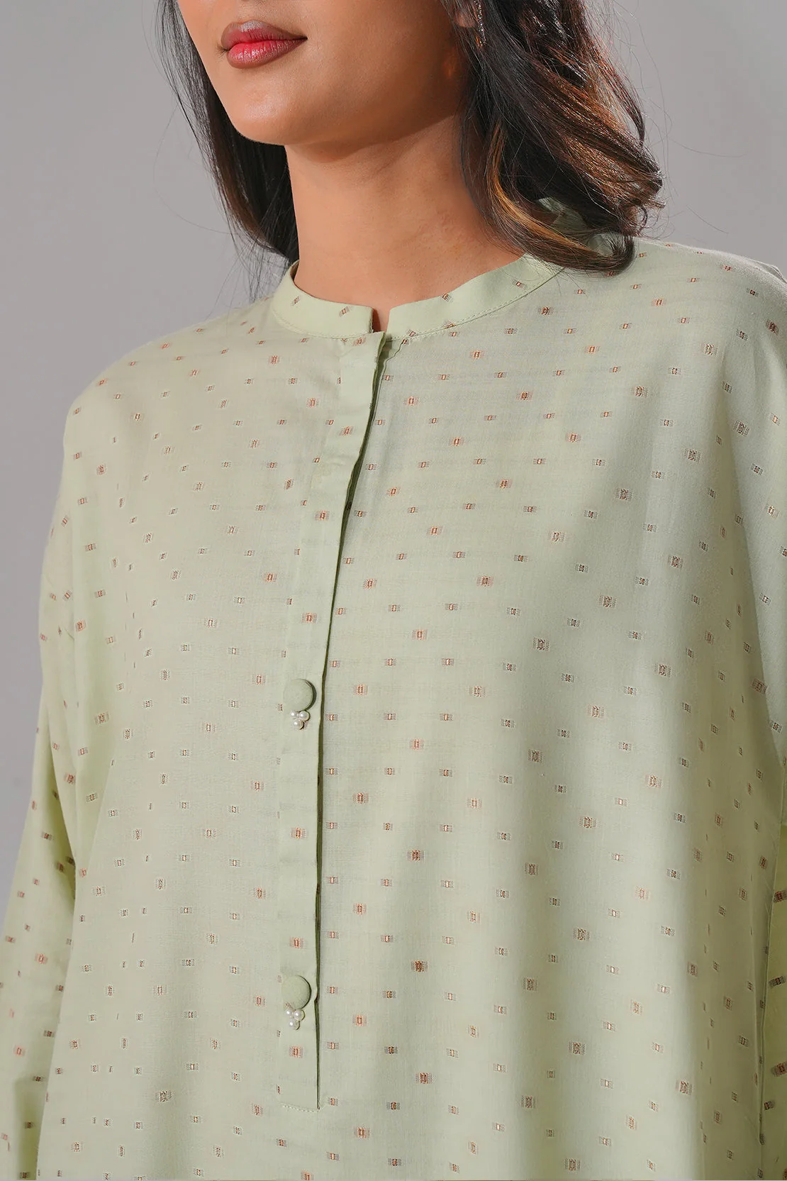 Jacquard Cotton Stitched Shirt - Image 6
