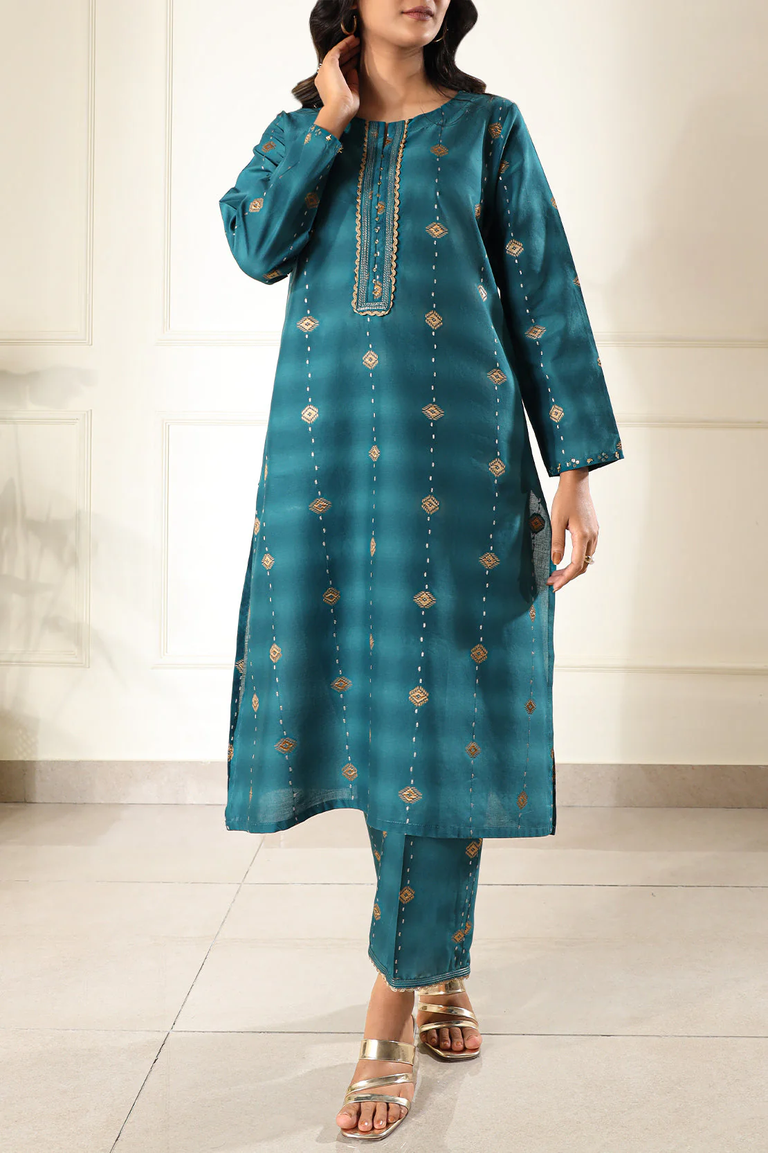 Jacquard Cotton Stitched Shirt - Image 4