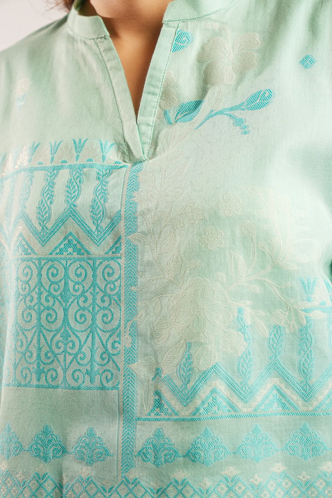 Jacquard Cotton Stitched Shirt - Image 5