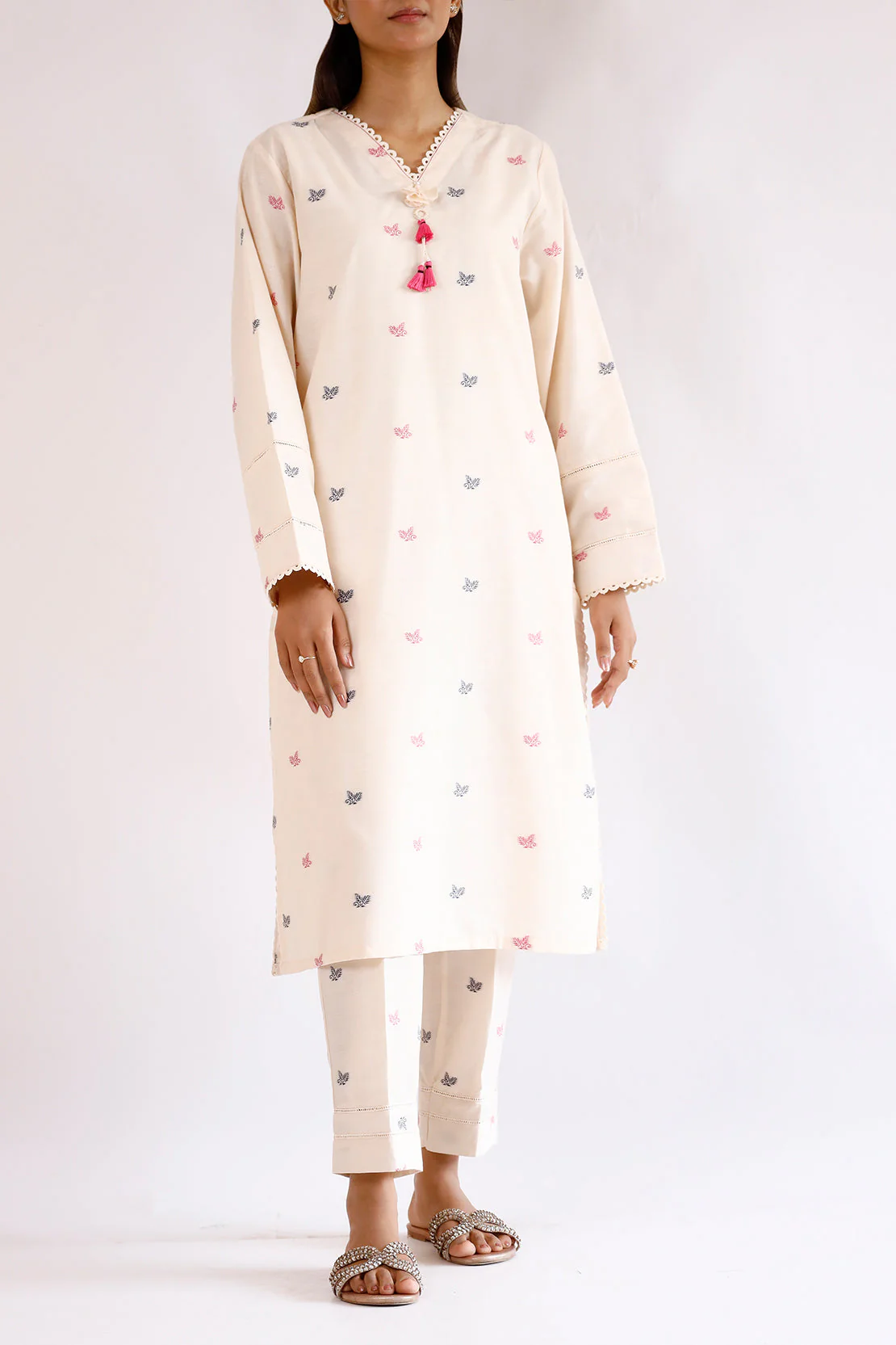 Jacquard Cotton Stitched Shirt - Image 2