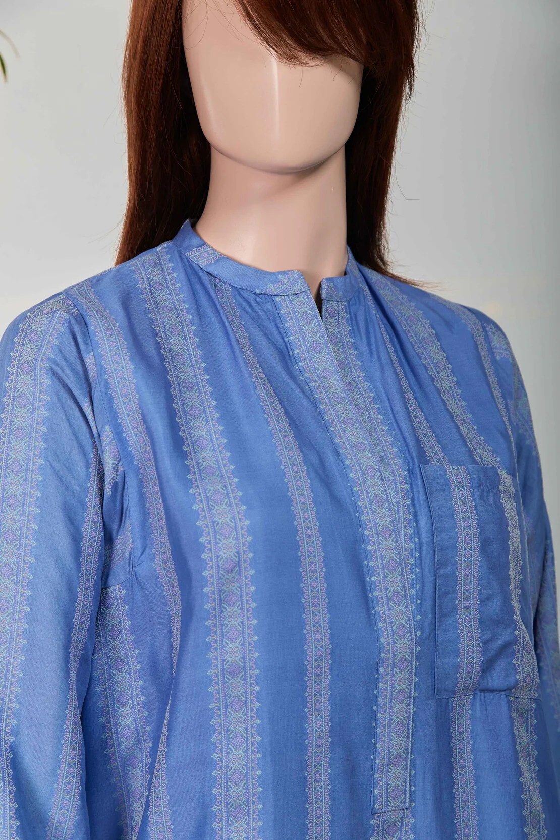 Jacquard Cotton Stitched Shirt - Image 2