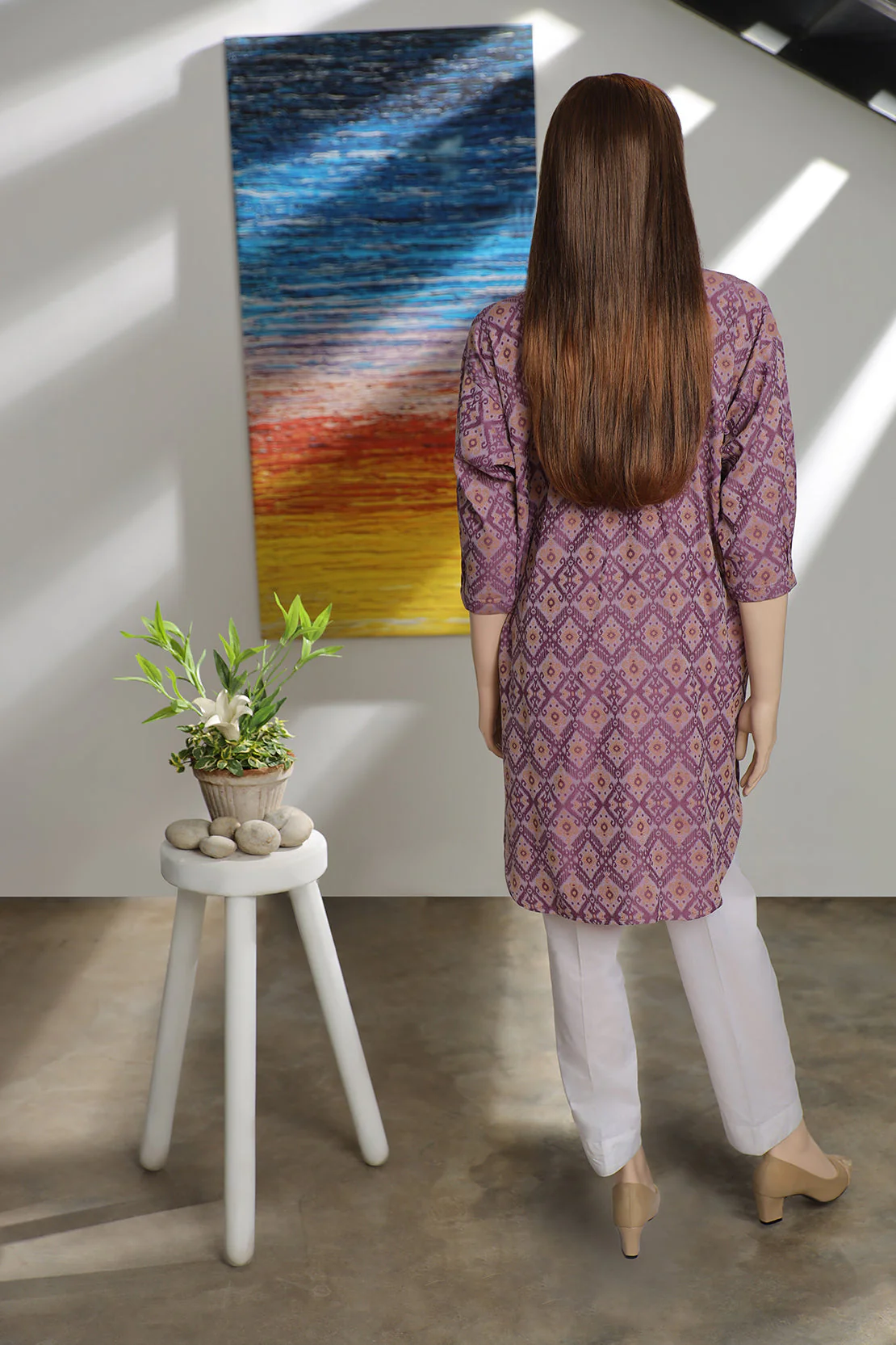 Jacquard Cotton Stitched Shirt - Image 2