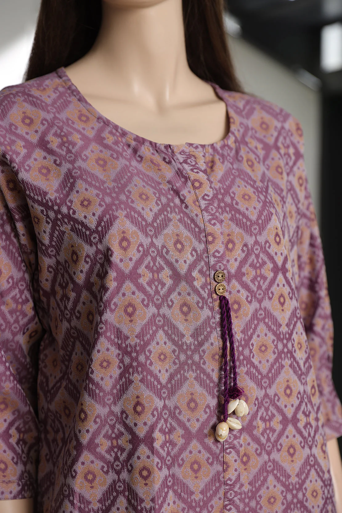 Jacquard Cotton Stitched Shirt - Image 3