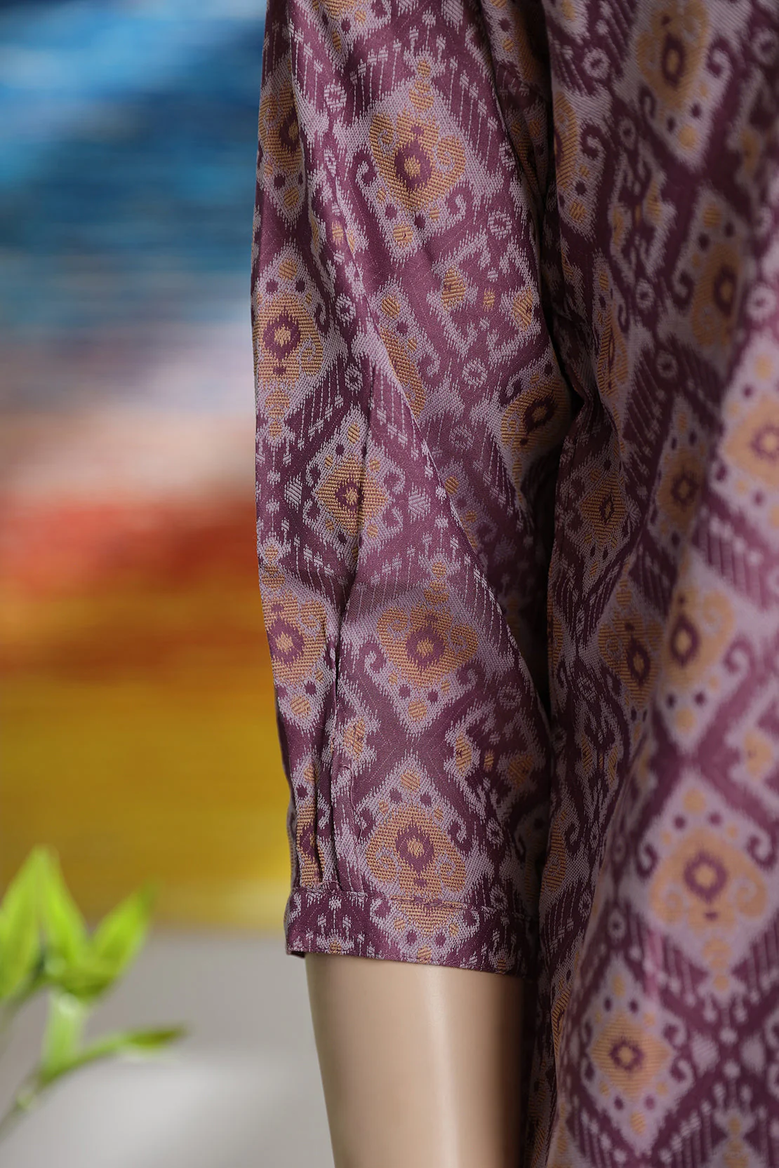 Jacquard Cotton Stitched Shirt - Image 4