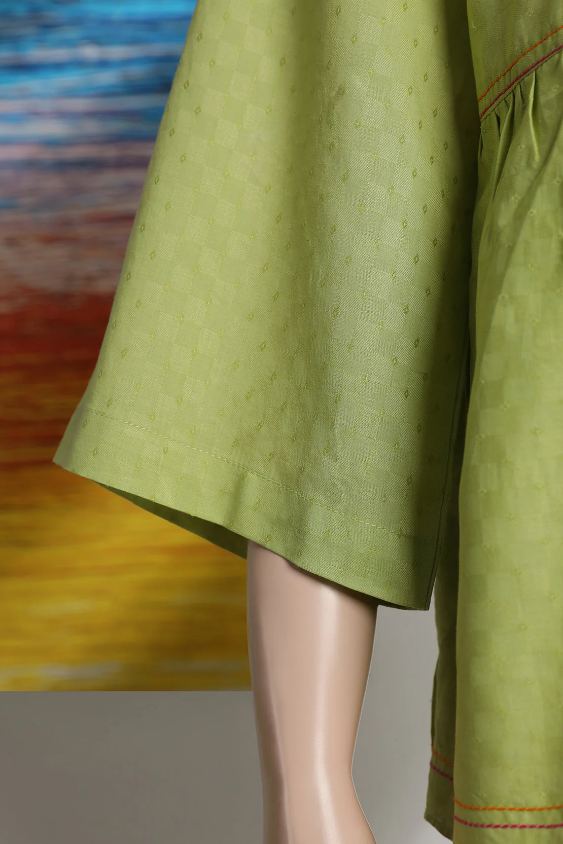 Jacquard Cotton Stitched Shirt - Image 4