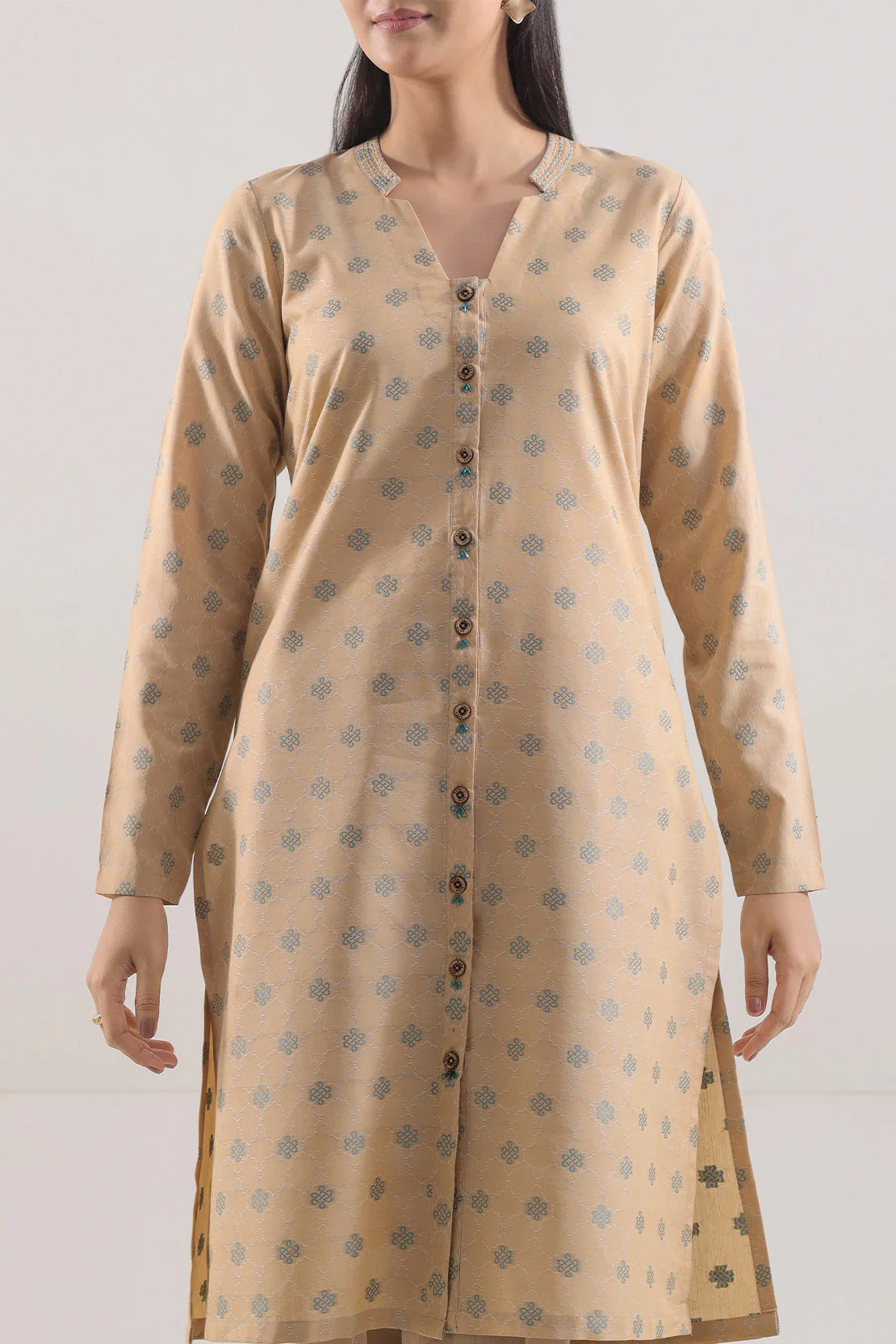 Jacquard Cotton Stitched Shirt - Image 2