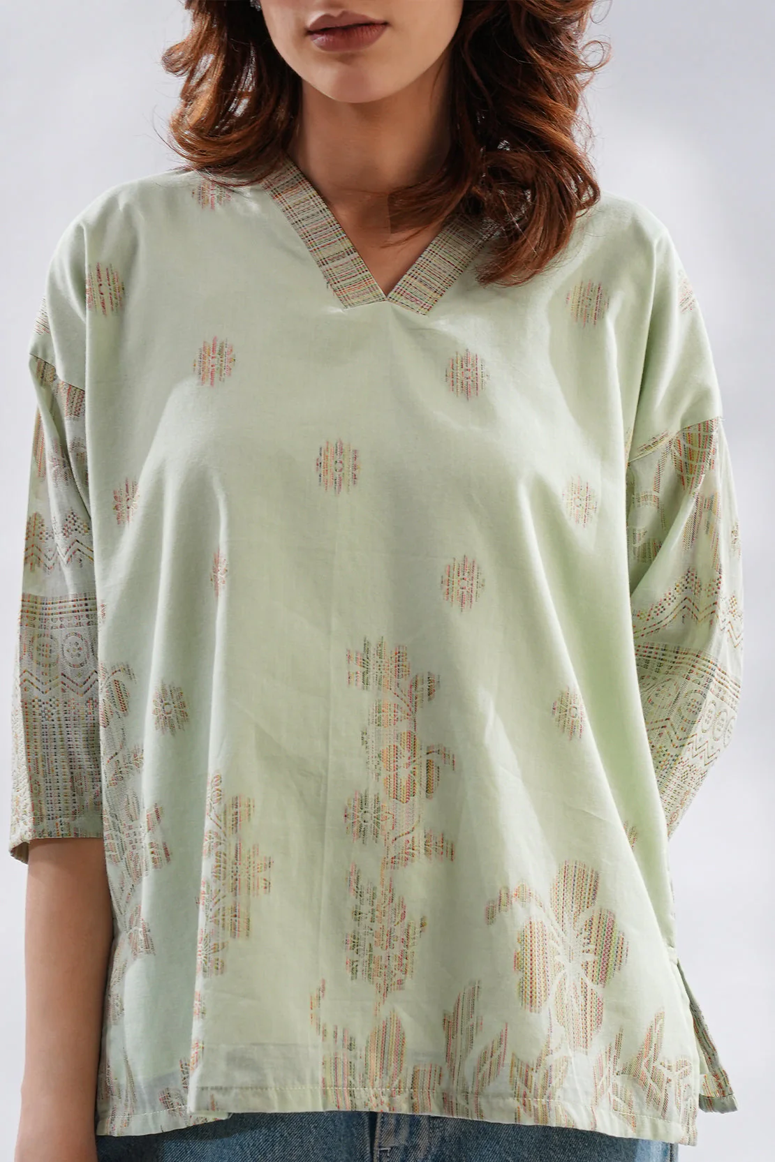 Jacquard Cotton Stitched Shirt - Image 3