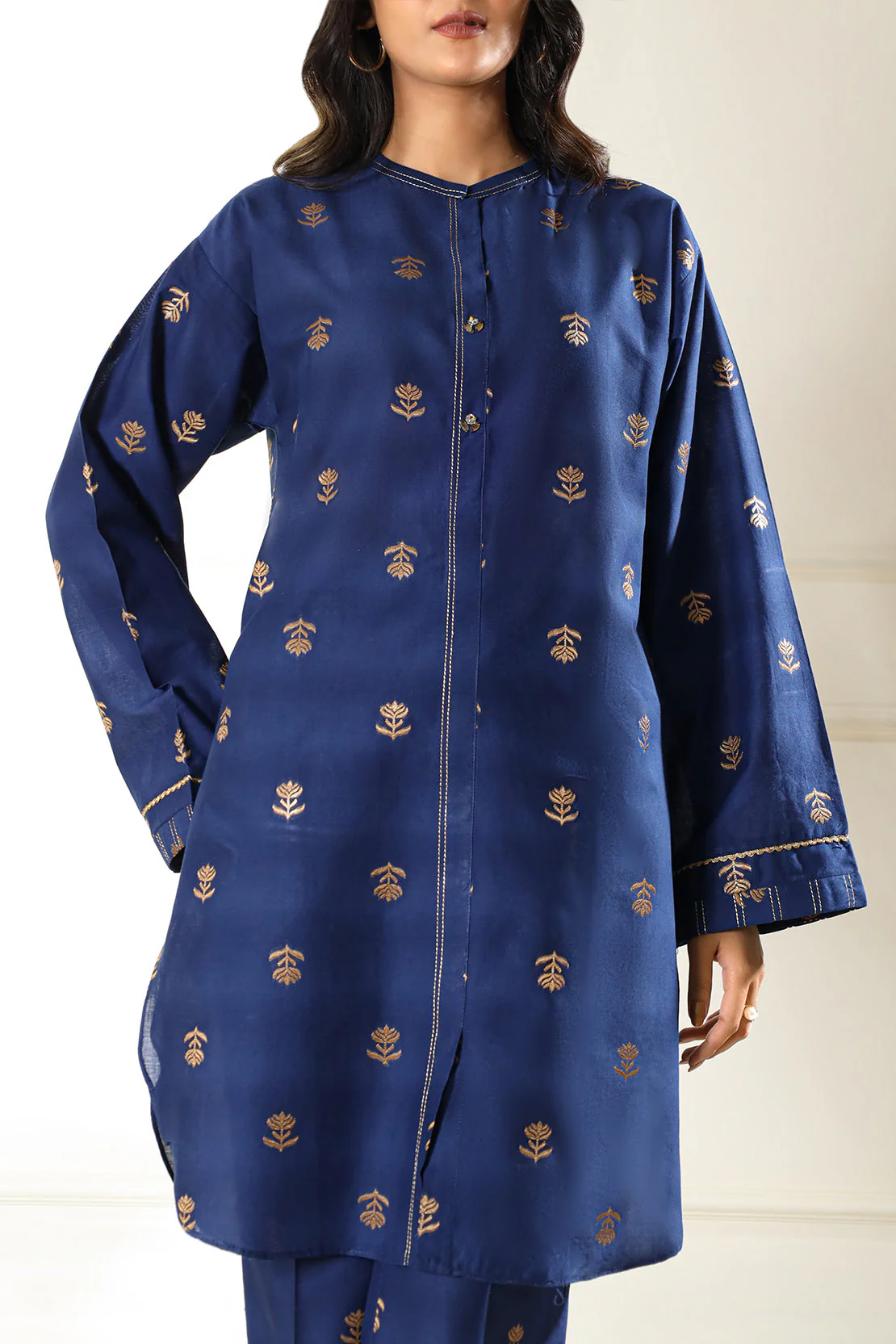 Jacquard Cotton Stitched Shirt - Image 4