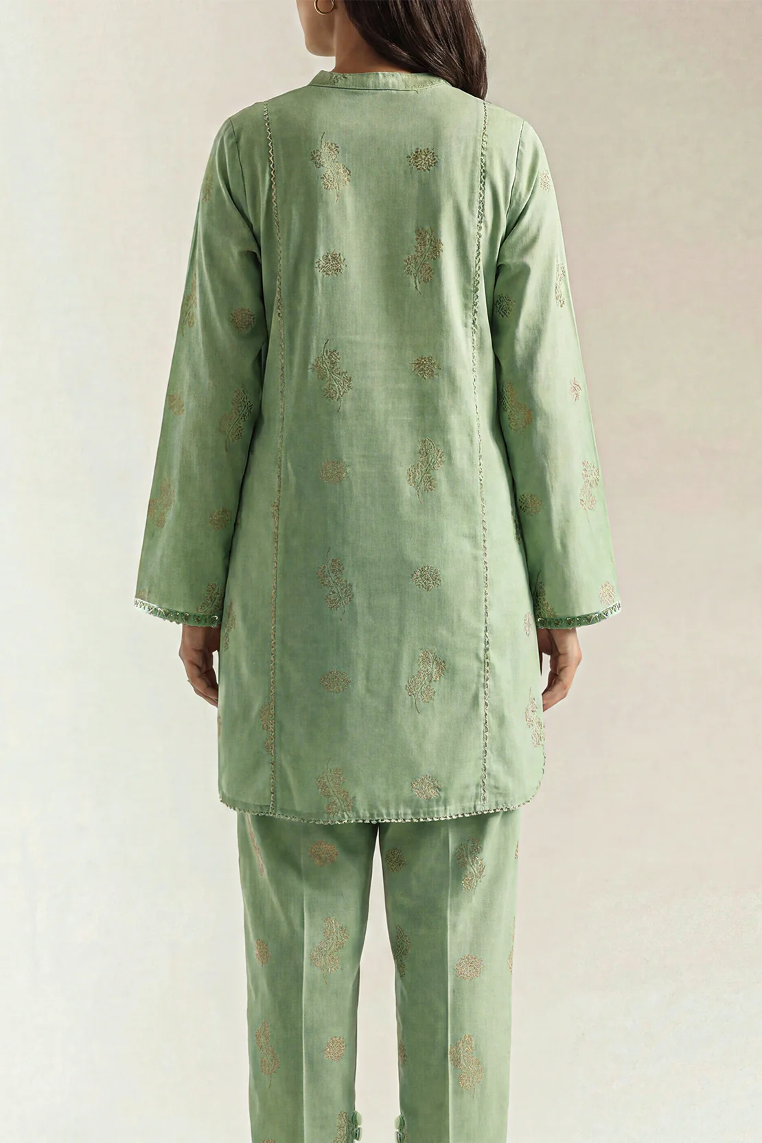 Jacquard Cotton Stitched Shirt - Image 3