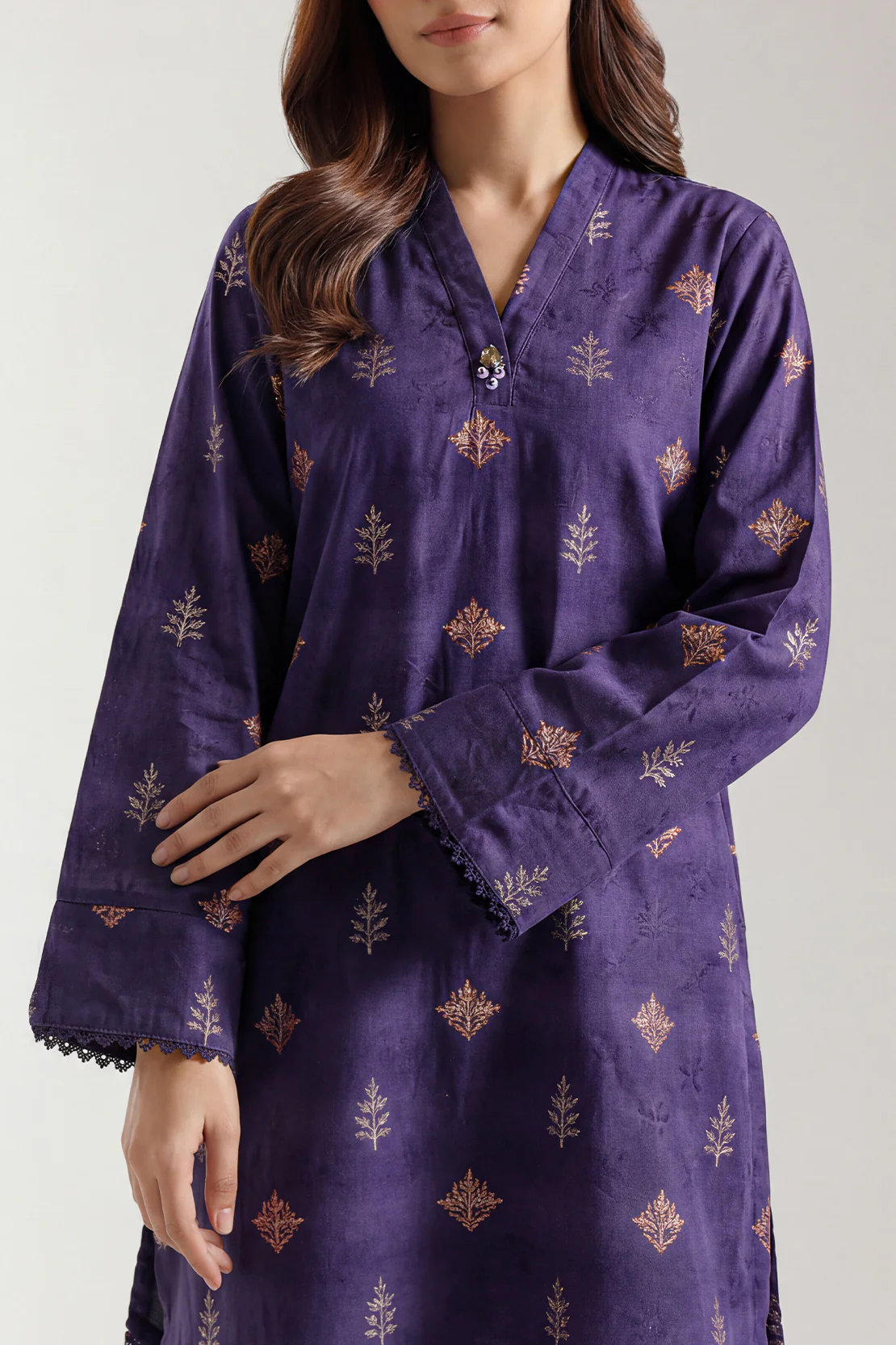 Jacquard Cotton Stitched Shirt - Image 3
