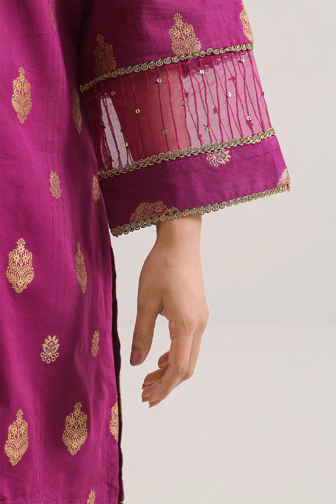 Jacquard Cotton Stitched Shirt - Image 5