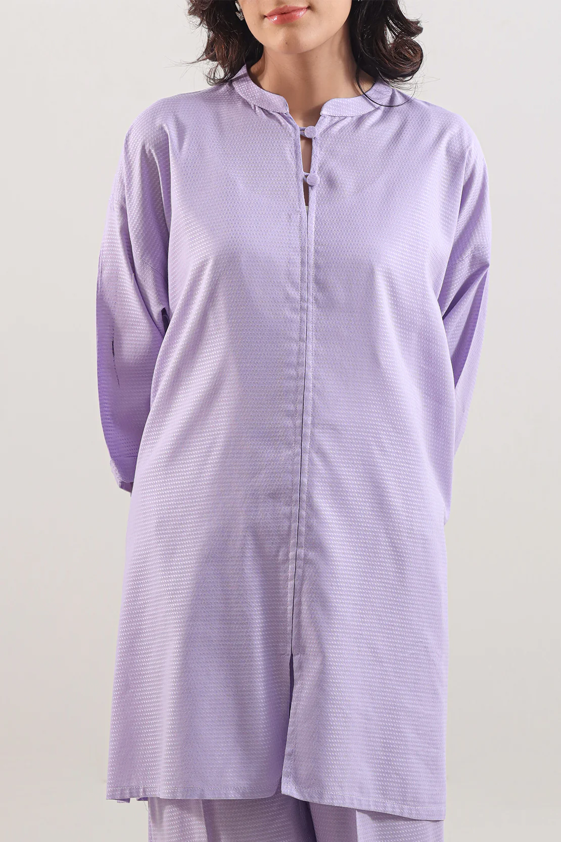 Jacquard Cotton Stitched Shirt - Image 2