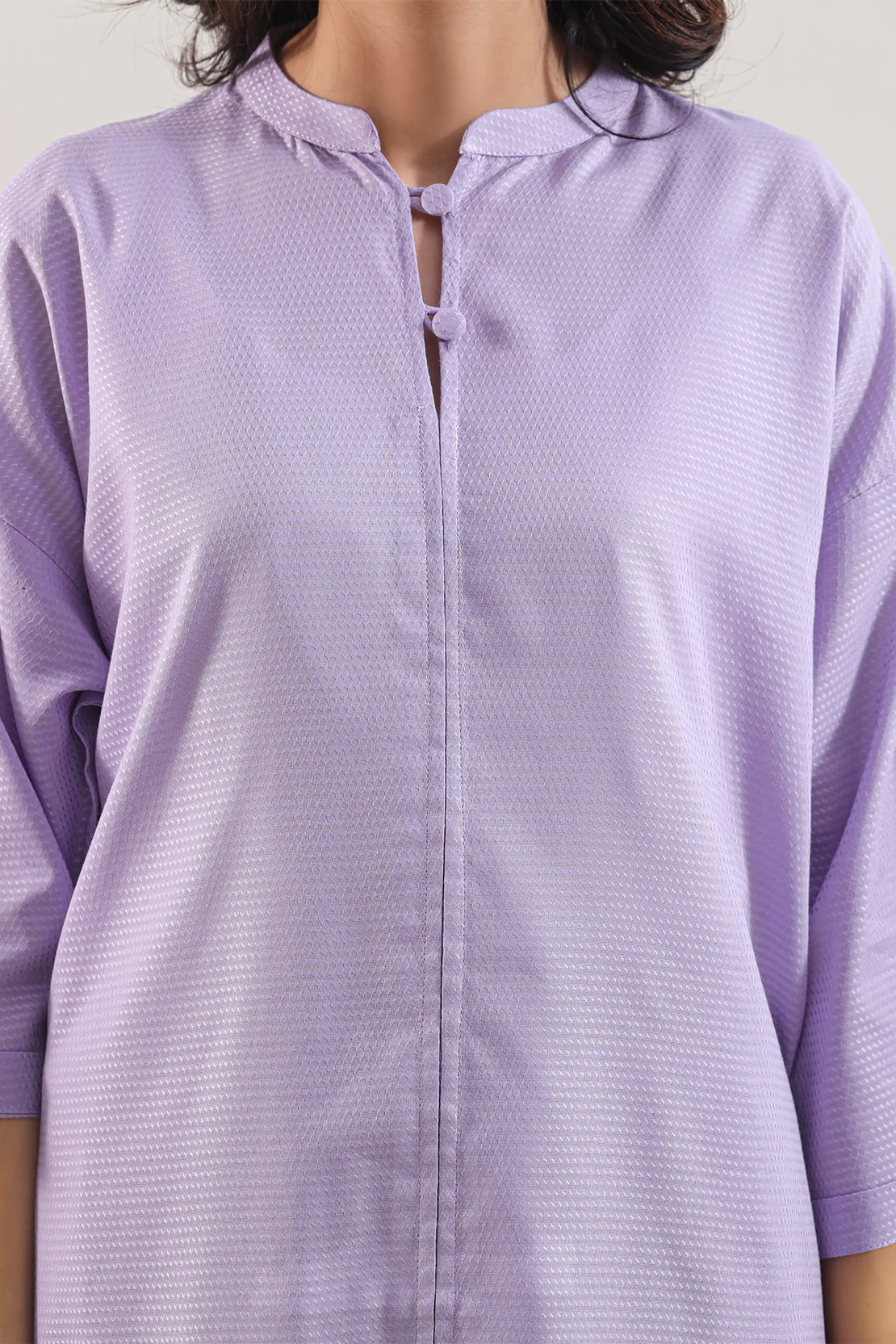 Jacquard Cotton Stitched Shirt - Image 4