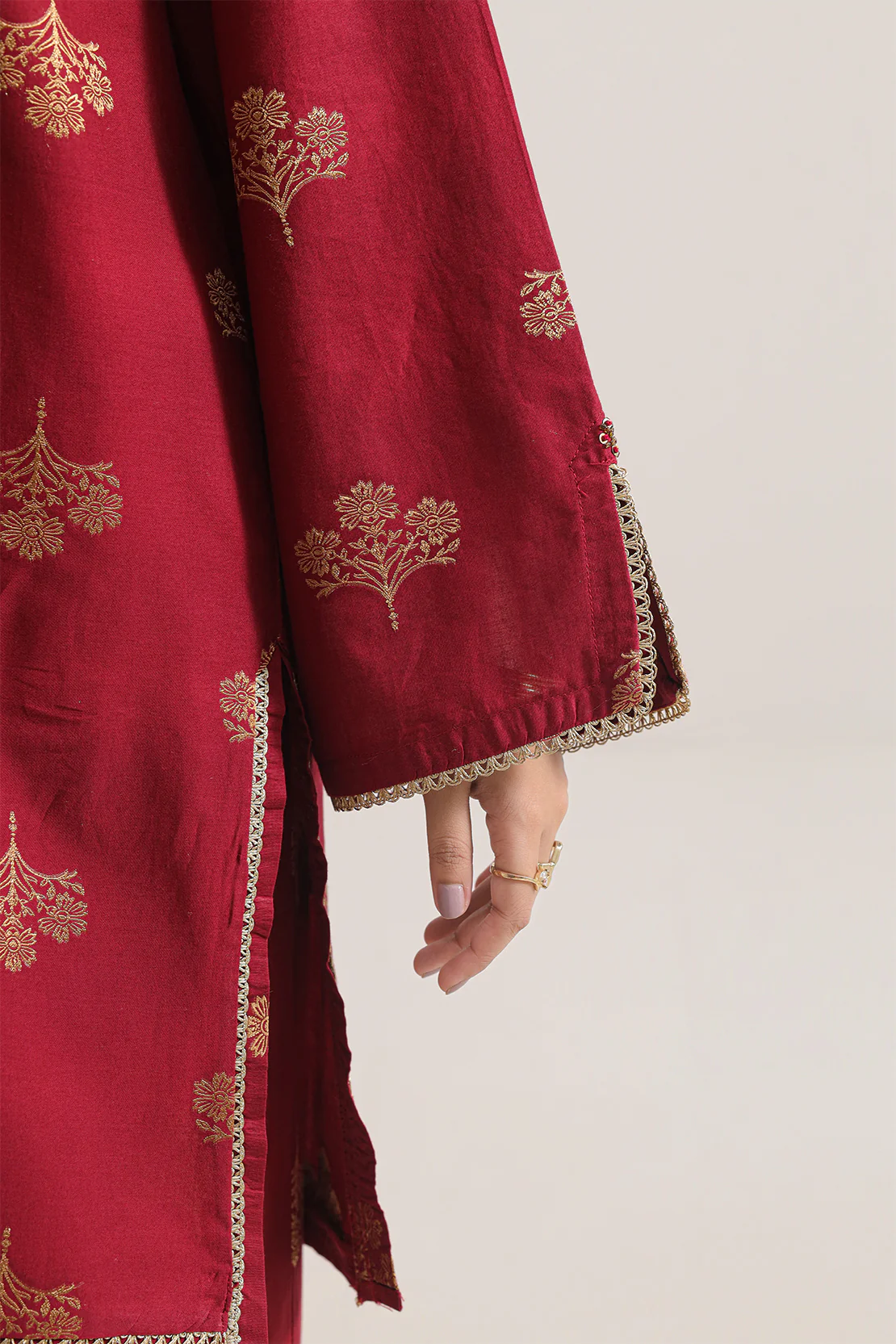 Jacquard Cotton Stitched Shirt - Image 4