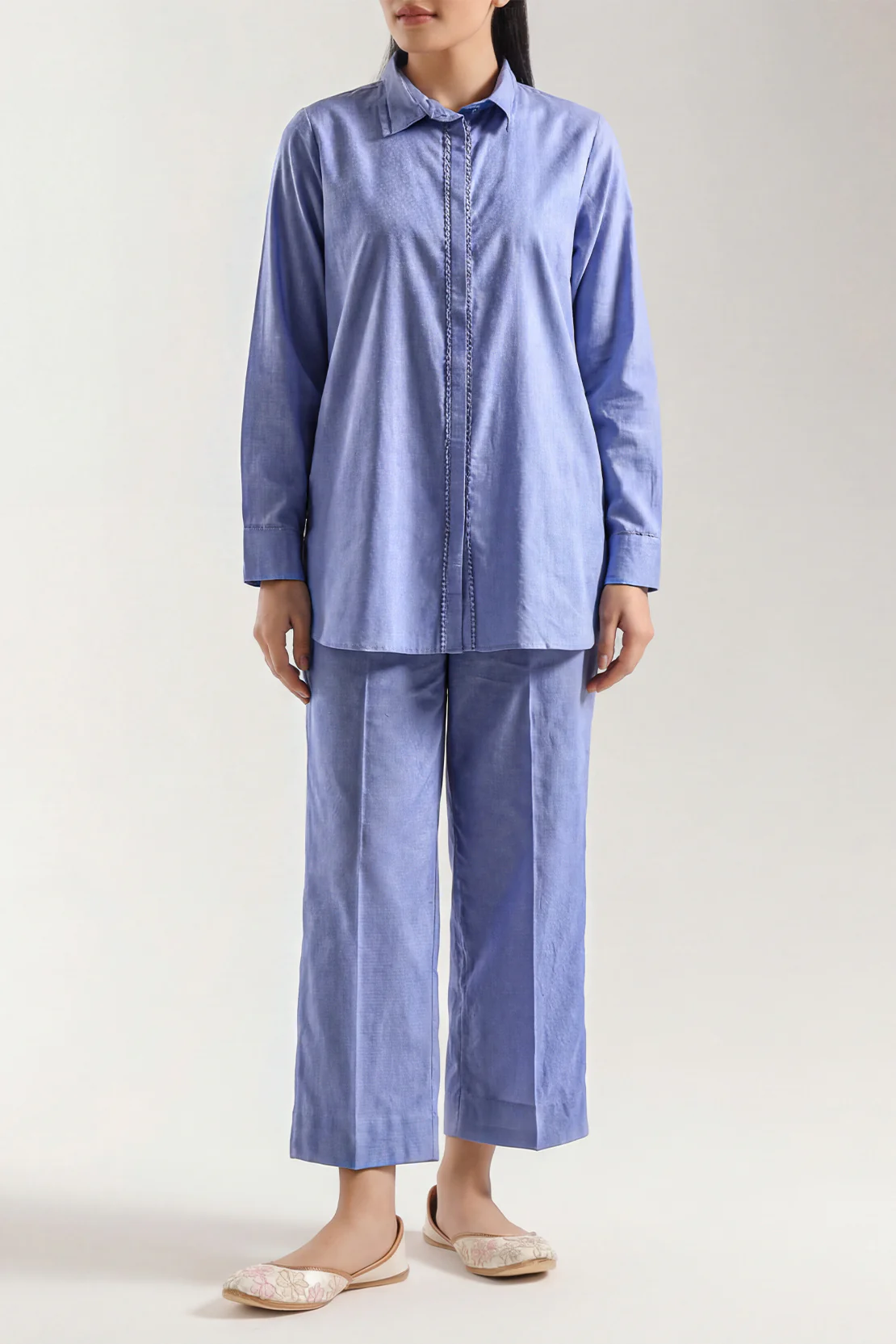 Jacquard Cotton Stitched Shirt - Image 2