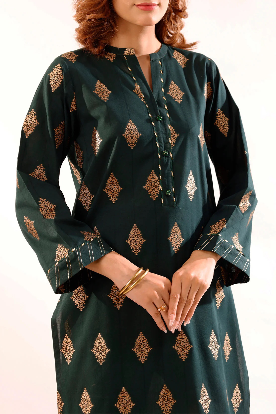Jacquard Cotton Stitched Shirt - Image 2