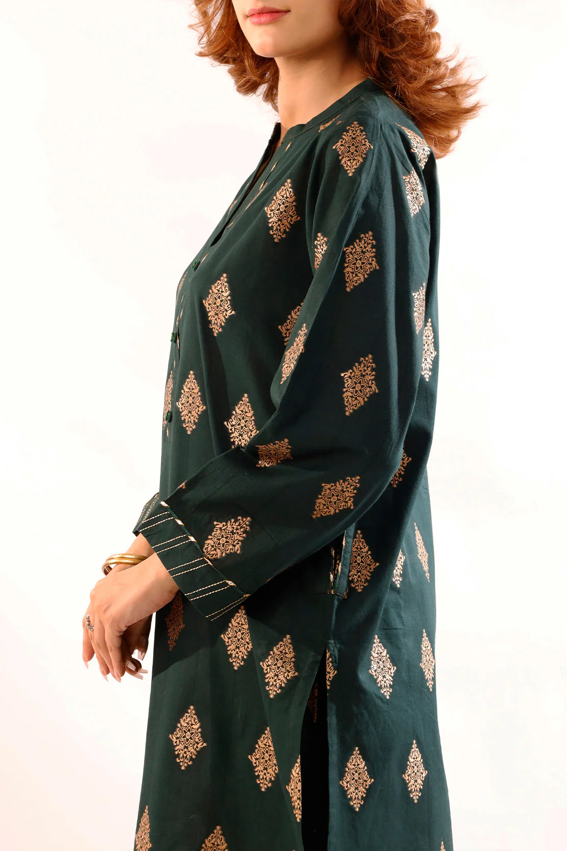 Jacquard Cotton Stitched Shirt - Image 3