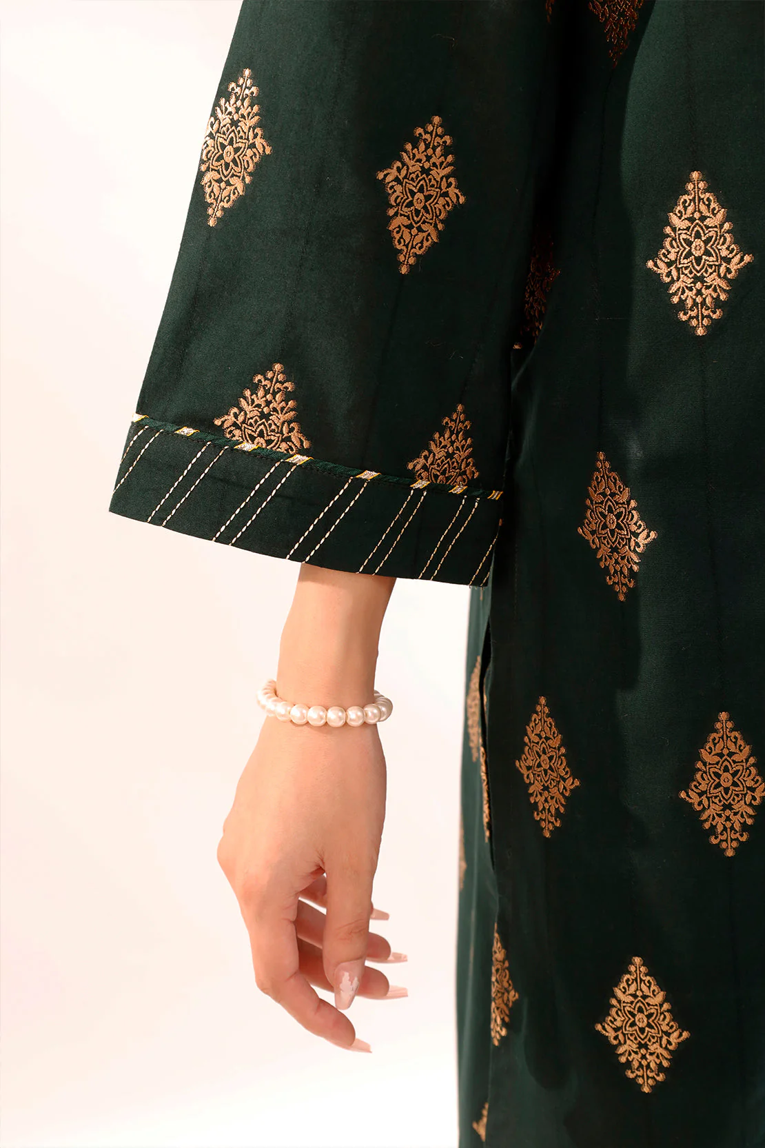 Jacquard Cotton Stitched Shirt - Image 6