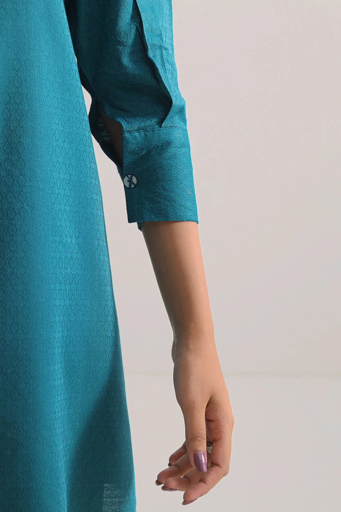 Jacquard Cotton Stitched Shirt - Image 5