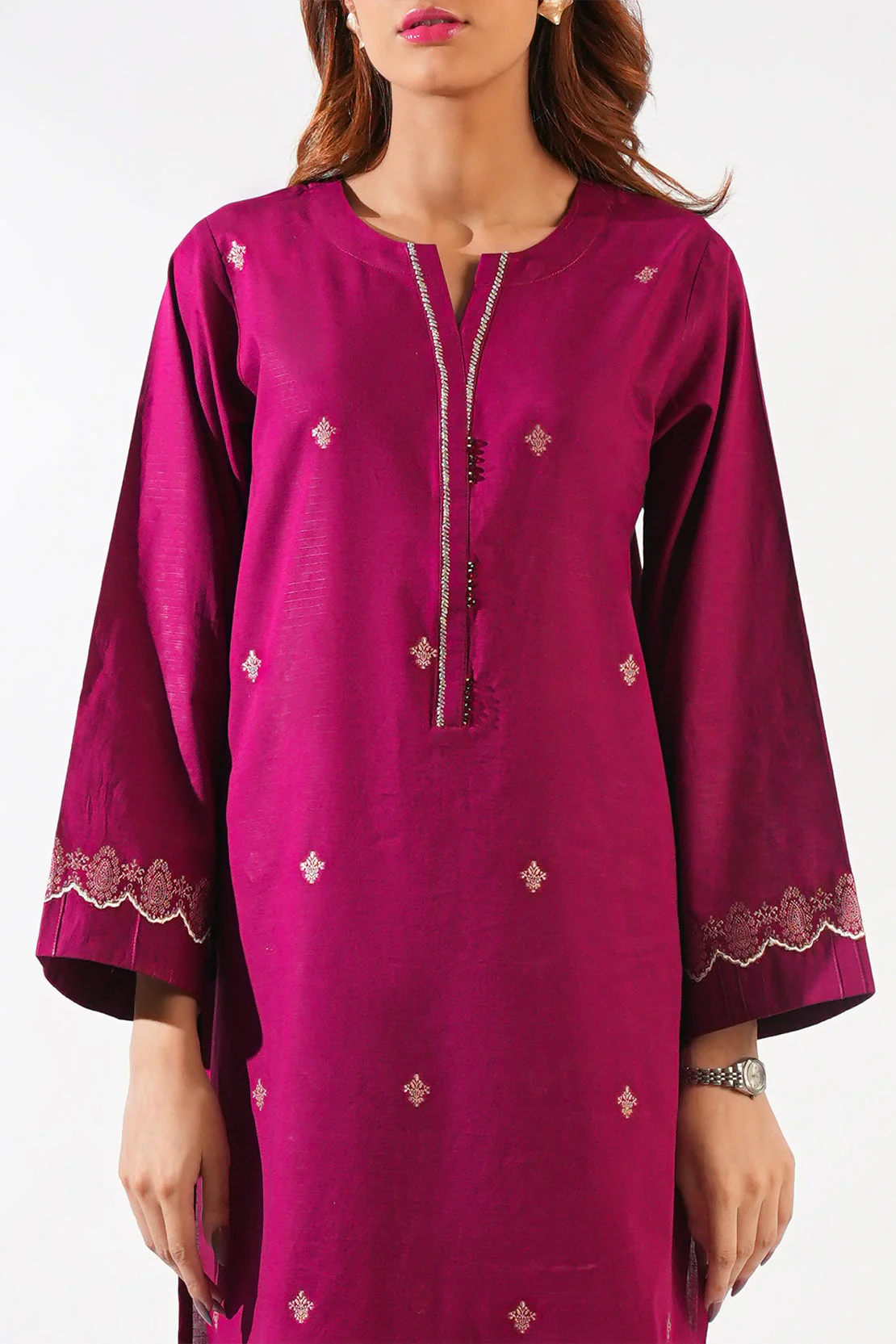 Jacquard Cotton Stitched Shirt - Image 2