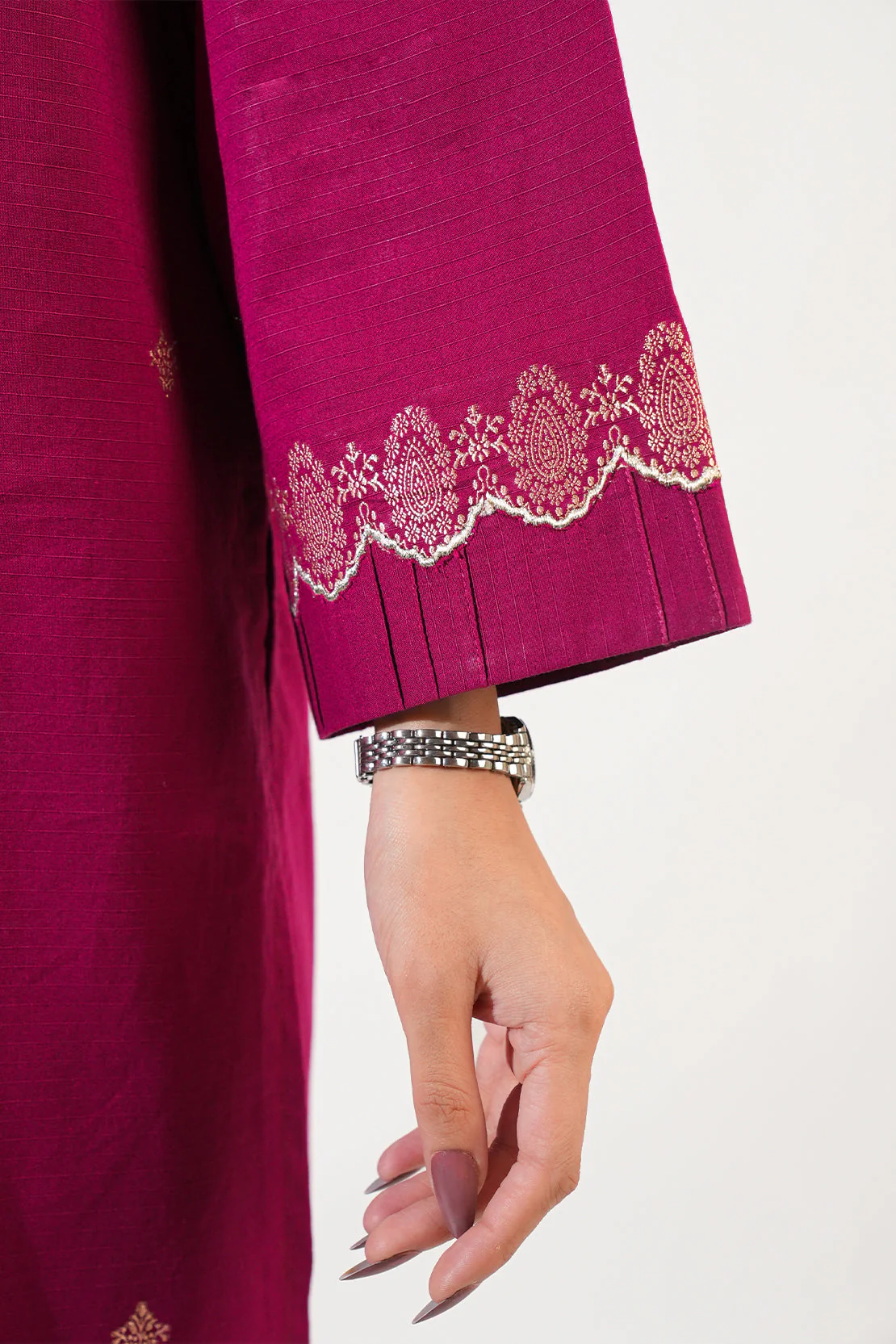 Jacquard Cotton Stitched Shirt - Image 5