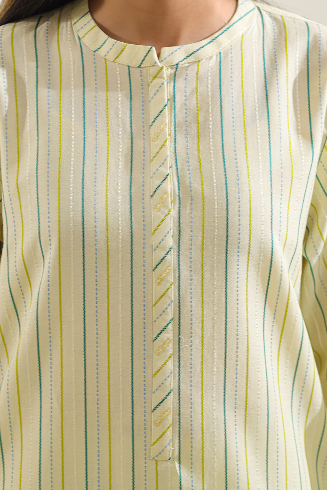 Jacquard Cotton Stitched Shirt - Image 5