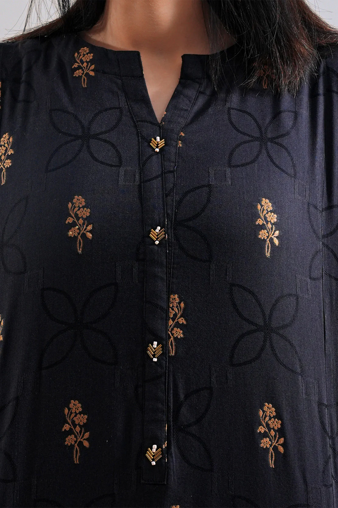 Jacquard Cotton Stitched Shirt - Image 5