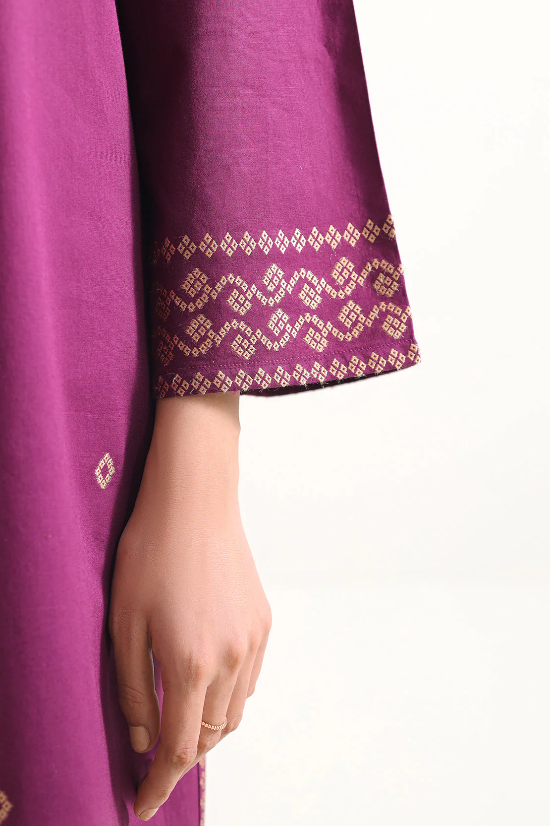 Jacquard Cotton Stitched Shirt - Image 3