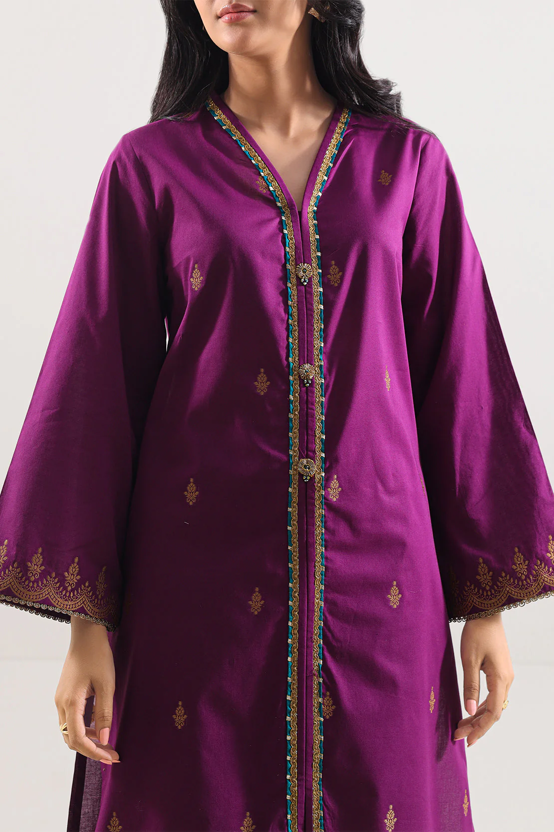 Cotton Jacquard Stitched Shirt - Image 3
