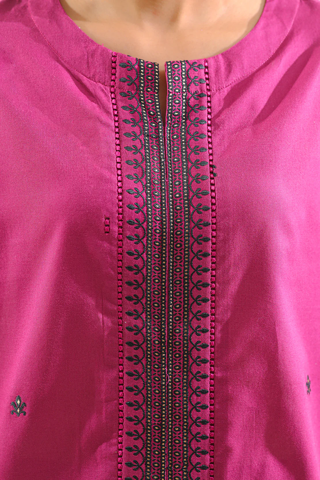 Jacquard Cotton Stitched Shirt - Image 5